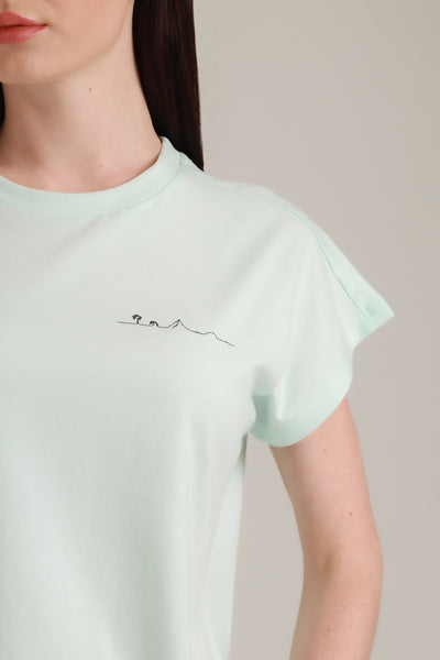 T-Shirt Women Short Sleeves Insel Skylight