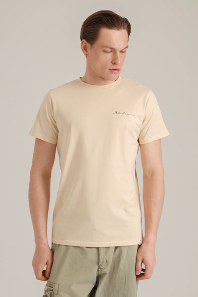 T-Shirt Men Insel Gray Sand