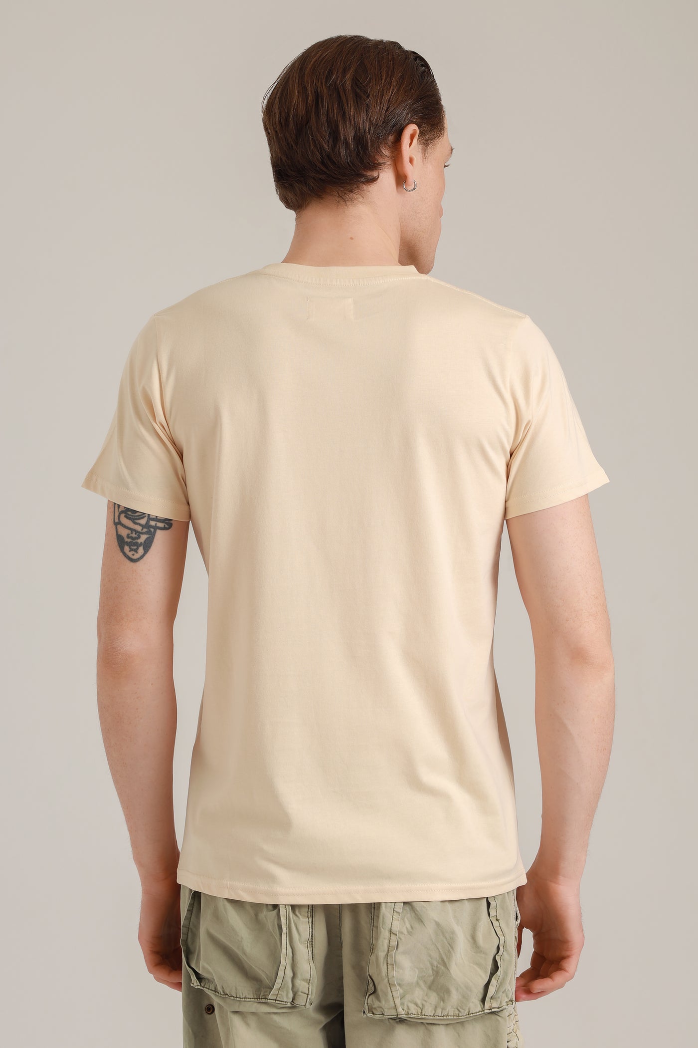 T-Shirt Men Insel Gray Sand