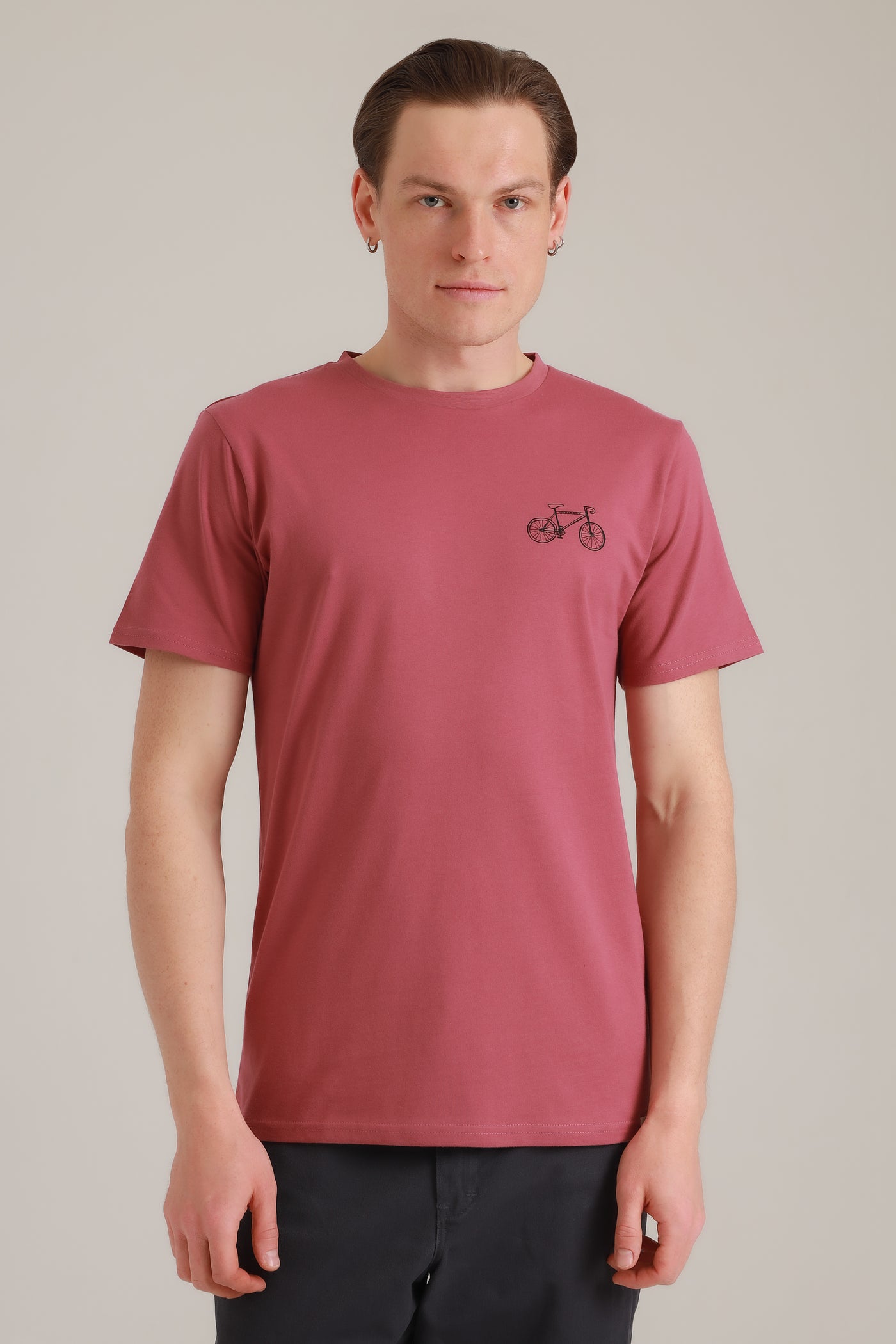 T-Shirt Men Bike Hawthorn Rose