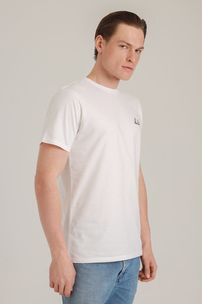 T-Shirt Men Berge White
