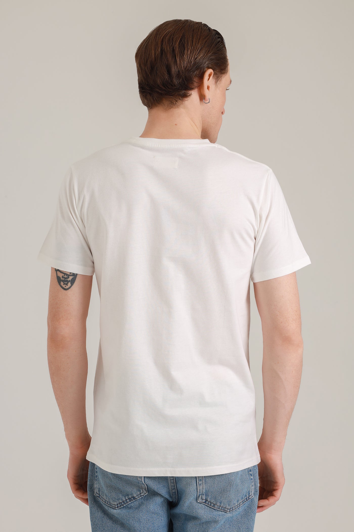 T-Shirt Men Cool Paka White