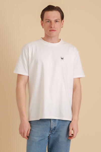 Unisex Oversized T-Shirt Cool Paka White Alyssum