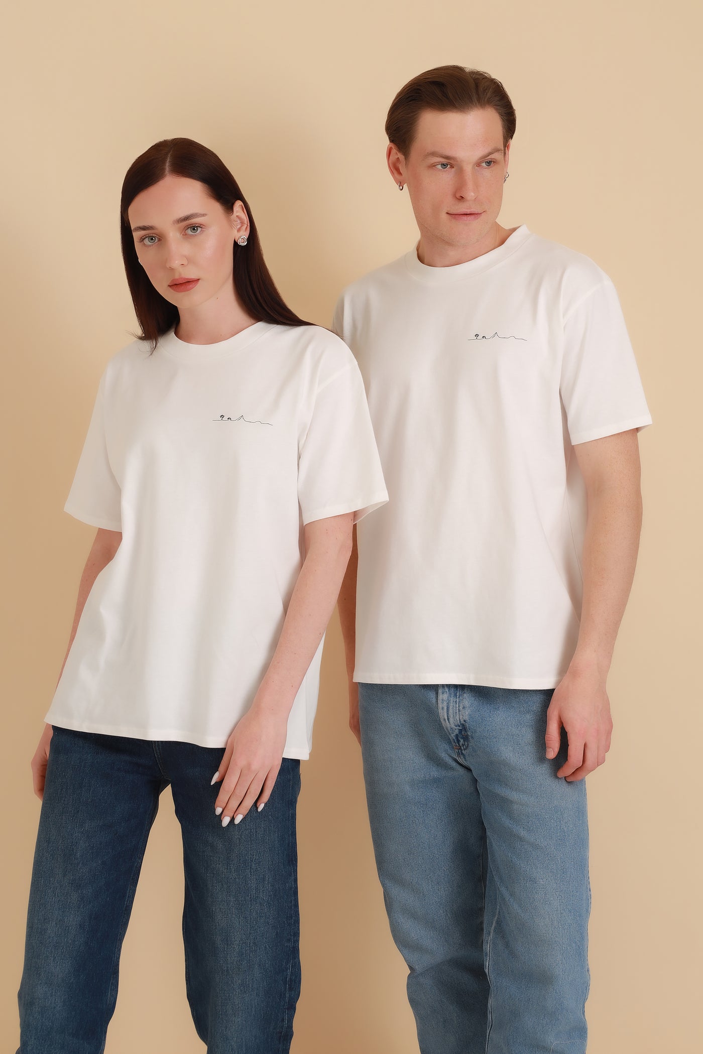 Unisex Oversized T-Shirt Insel White Alyssum