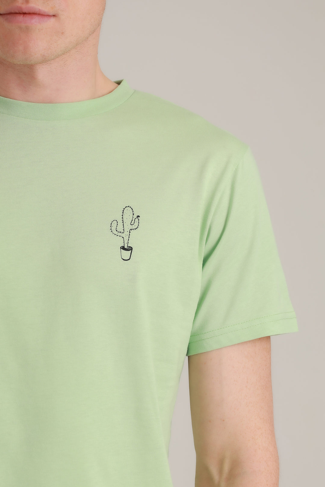 Kaktus Herren T-Shirt Grün| Nachhaltige Mode Wien – Ungerade Wien