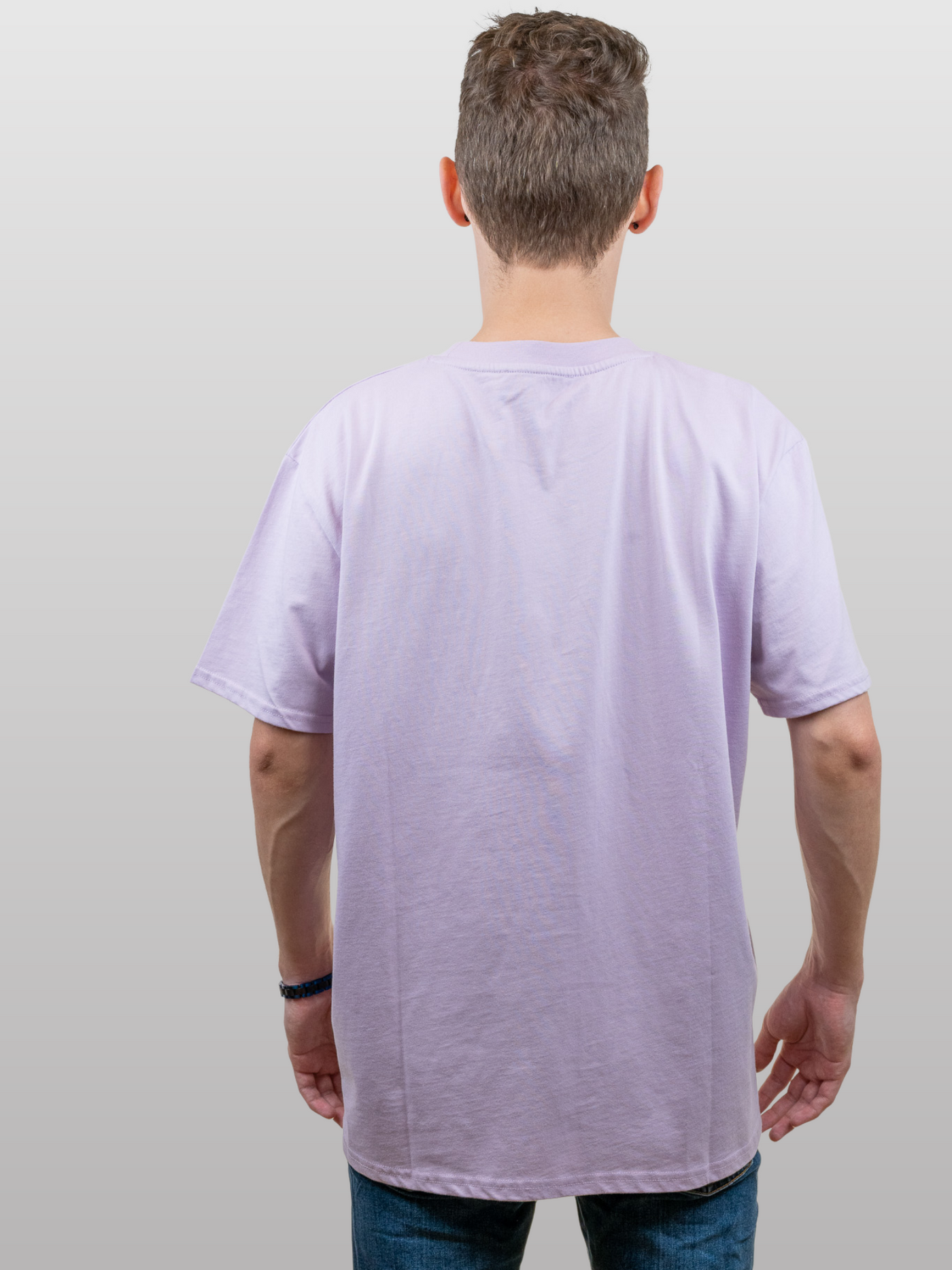 Unisex Oversized T-Shirt Bike Lavender Frost