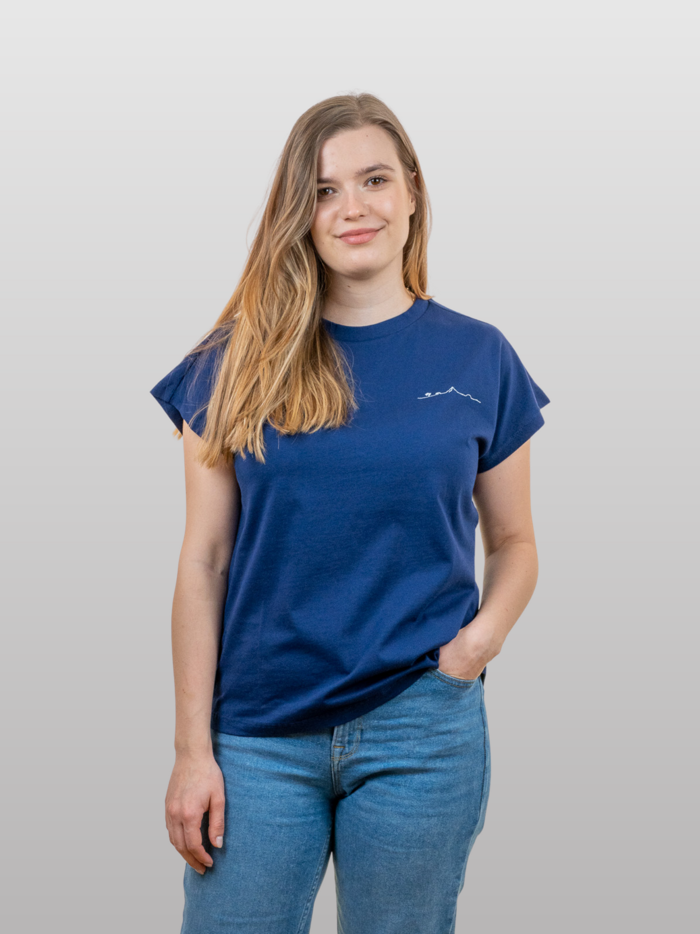 Women T-Shirt Short Sleeves Insel Ocean Cavern
