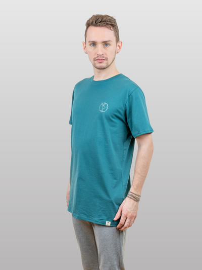 Men T-Shirt Welt Mediterranea Green