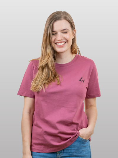 Women T-Shirt A-line Berge Hawthorn Rose