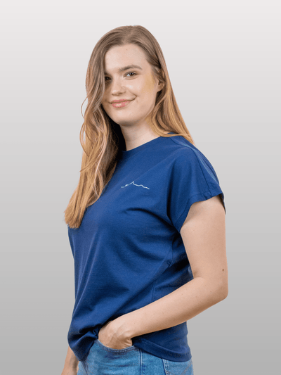 Women T-Shirt Short Sleeves Insel Ocean Cavern